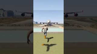 Franklin House on Aeroplane 😂 Indian Bikes Driving 3D gaming shorts subscribe [upl. by Goddord]