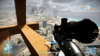 Battlefield 3 Sniping with 870MCS Shotgun [upl. by Hymen]