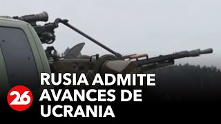 Rusia admite avances de Ucrania tras cruzar el río Dnieper  26Global [upl. by Laraine]