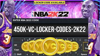 SEASON 8 LOCKER CODES FREE 450K VC LOCKER CODES NBA 2K22 LOCKER CODES NBA 2K22 LOCKER CODES [upl. by Akined]