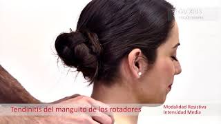 Diatermia Tratamiento de la tendinitis del manguito de los rotadores con el equipo DiaCare 5000 [upl. by Sidney]