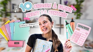 10 CHOSES À FAIRE AVANT LA RENTRÉE 🏫 Ep 1 Back to school 2023 [upl. by Anneliese]