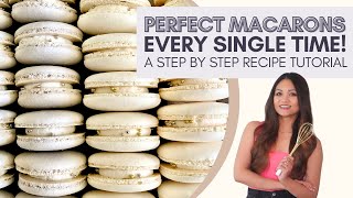 FRENCH MACARONS RECIPE STEP BY STEP [upl. by Three]