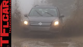 2015 VW Tiguan Wet Snowy amp Muddy OffRoad Review [upl. by Aneehc845]