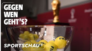 Live Die Auslosung der europäischen Qualifikationsgruppen für die WM 2022  Sportschau [upl. by Danna857]