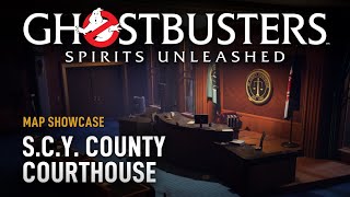 Ghostbusters Spirits Unleashed Map Showcase SCY County Courthouse [upl. by Oznohpla214]