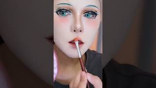 2Dリップチュートリアル冯 quot媛媛cosmakeup 2D cosplay makeuptips makeuptutorial makeuptutorials anime fyp [upl. by Valenza]