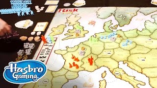 How to Play Risk Europe  Hasbro Gaming [upl. by Flosi]