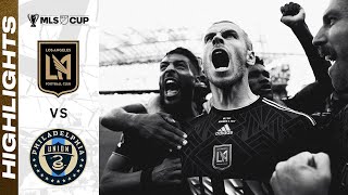 MLS CUP HIGHLIGHTS LAFC vs Philadelphia Union  November 5 2022 [upl. by Caritta]