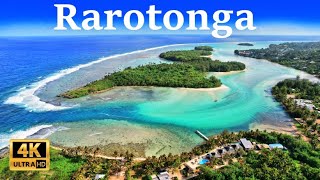 Rarotonga  Cook Islands  Exploring the Beauty of tropical island in 4K UHD [upl. by Hanas]