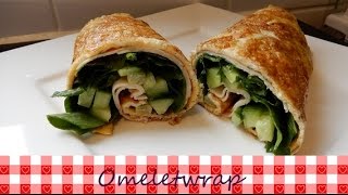 Omeletwrap  Glutenvrij  Recept  Koken met Marielle [upl. by Materse276]