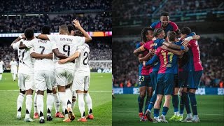 El Clasico Real Madrid vs Barcelona Spanish La Liga 20242025 [upl. by Boonie]