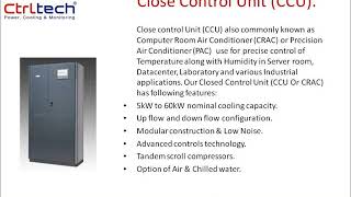 Close Control Unit precision air conditioner server room air conditionerCRACwmv [upl. by Larimor]