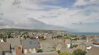 6th August 2024  Wet start sunny later  Swanage Dorset Webcam Timelapse [upl. by Qerat]