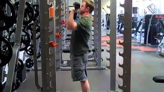 Overhead Press Bad Example [upl. by Lifton]