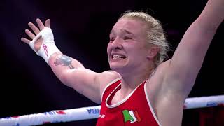 2022 Womens World Championship 63kg Final Irelands Amy Broadhurst V Algeria’s Imane Khelif [upl. by Hgielyk716]