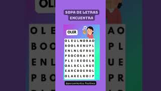 Encuentra Oler sopadeletras quiz [upl. by Aw]