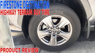 ✅ Firestone Destination LE2 Highway Terrain SUV Tire 22565R17 102 H 🔴 [upl. by Caassi]