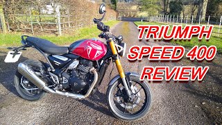 ★ 2024 TRIUMPH SPEED 400 REVIEW ★ [upl. by Llennaj813]