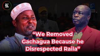 Junet Mohamed Revelation Why They Impeached Gachagua [upl. by Anala680]