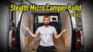 Converting my Citroen Berlingo into a Stealth Micro Camper  Part 2 [upl. by Kallman]