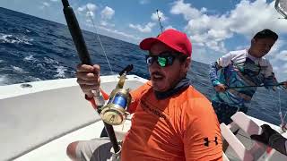 Pesca Isla dia 2 2023 Torneo Internacional Isla Mujeres Marlin Barracuda dorado [upl. by Lot]