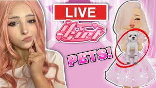 LIVE NEW Dress Up Game With PETS Roblox [upl. by Itra197]