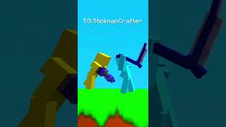 Stickmen Jump into Minecraft Supreme Duelist Stickman in a New Style 🔥 shorts [upl. by Oruasi]