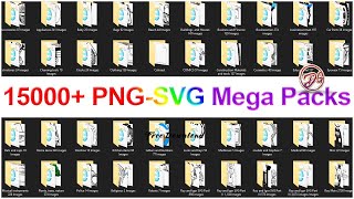 SVG Ultimate MEGAPACK  15000 PNG SVG Mega Packs  SVG Ultimate MEGAPACK [upl. by Ennayhc]