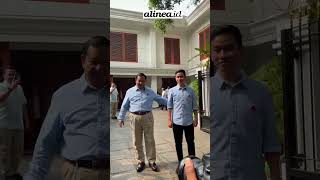 PrabowoGibran kompak pakai baju biru ke KPU Agar sejuk damai amp gembira [upl. by Giorgio]