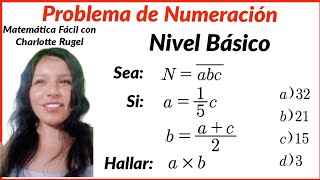 Ejercicio A1 Problema de Numeración  1 [upl. by Sherrill460]