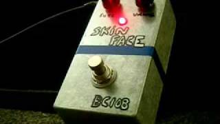 The SkinKontrol SkinFace BC108 Fuzz pedal True Bypass [upl. by Gillian]