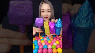 ASMR ‎AsmrWD 신기한물먹방 candy eat lips 물먹방아이스크림 575 [upl. by Jenkins]