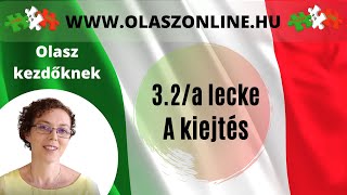 Olasz Online  32a lecke Az olasz kiejtés 2 [upl. by Elfrieda182]