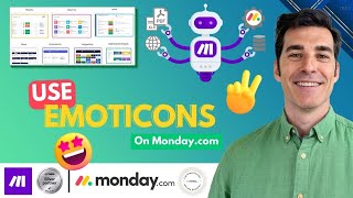 Emoticons on Mondaycom The Key to Communicating Effectively on Your Boards [upl. by Aniretac]