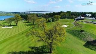 Mar Hall Golf Resort  Hole 18  Drone Flyover [upl. by Eneleuqcaj]