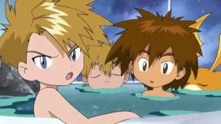 Digimon Bath Tub Scene with Subs [upl. by Hollerman]