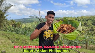 EP5 How to make CRISPY Banana Recipe Balete Aklan Philippenes NEPOMUCENO TV MIX [upl. by Nabois745]