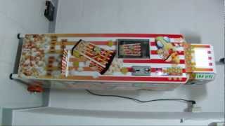 Demo Instant popcorn vending machine  Accepts coins [upl. by Hadrian162]