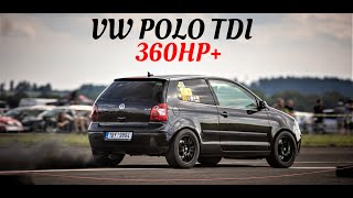 VW POLO TDI PD 360HP TURBO GTB2570  FIRAD 120 ETC FAST DIESEL  DRAG RACING DIESELPOWER [upl. by Joshua]