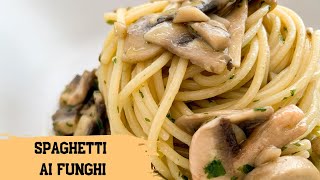 Spaghetti ai funghi Champignon [upl. by Hearsh]