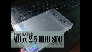 DISCO duro EXTERNO carcasa  Mantistek Mbox 25quot HDD y SSD ✅ [upl. by Jennee]