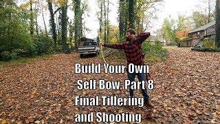 Build Your First Selfbow Part 8 Final tillering and Shooting [upl. by Innob]