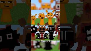 All Orange Sprunki Phases 19 Addon minecraft [upl. by Elvia16]