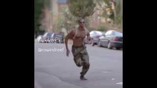 Running bodybuilder pec bounce [upl. by Margareta]