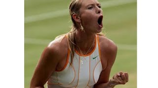 Maria Sharapova scream 🔊⚠️😂  Maria Sharapova  Serena Williams  Tennis funny moments [upl. by Ahsirpac]