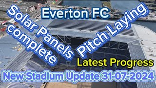 Everton FC New Stadium at Bramley Moore Dock Update 31072024 [upl. by Aisek]