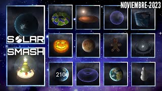 ACTUALIZADO TODOS los PLANETAS SECRETOS de SOLAR SMASH V22 [upl. by Lorri]