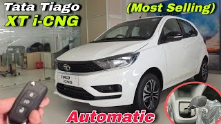 2024 Tata Tiago XT Cng  Automatic 2024 Model 🔥 Tata Tiago Cng AMT❤️  Full Review [upl. by Niccolo]