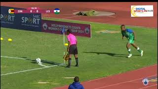 Zimbabwe vs Lesotho Full Highlights 30 HollywoodBets COSAFA Womens Championship 2024 Today Match [upl. by Ahsenyt]